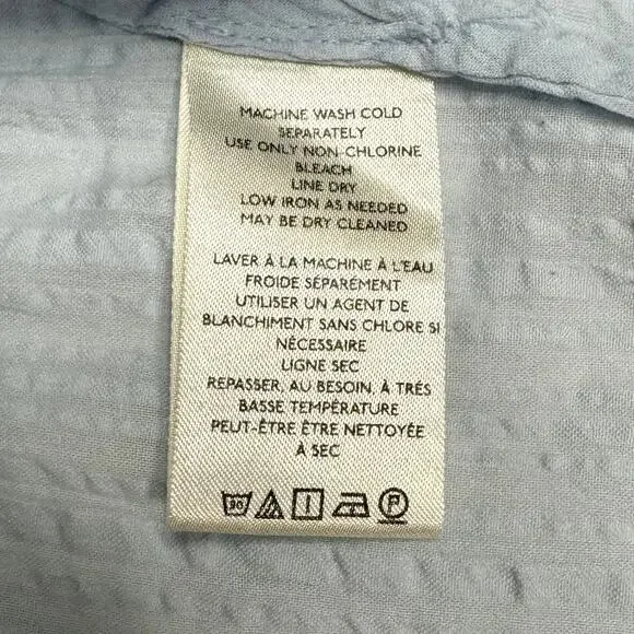 Women's Free People Leave It To Me Blouse Puff Sleeve Peplum Babydoll Crop Top L - Picture 9 of 10